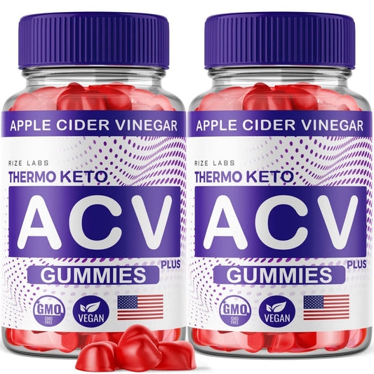 rize labs - Thermo Keto ACV Gummies for Advanced Weight Loss with Apple Cider Vinegar, Supplement Helps in Reducing Belly Fat, for Extra Strength (120 Gummies)