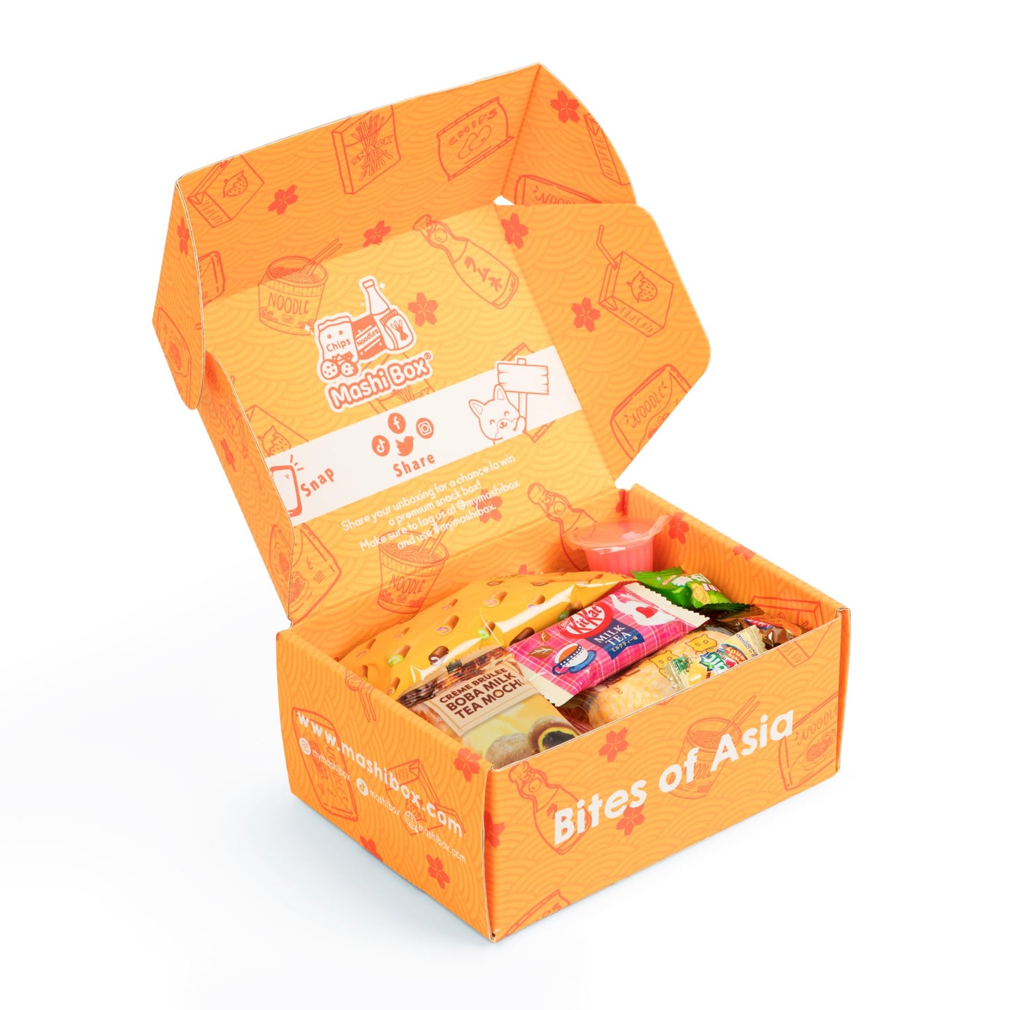 Mashi Box Asian Mystery Mini Snack Box  18 Items  Includes 1 Full Sized Item with Snack Variety from Japan Korea China Vietnam Indonesia etc