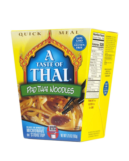 A Taste of Thai Pad Thai Noodles  575oz Pack of 6 Heat  Eat Instant Noodles Flavored with Classic Thai Sauce  GlutenFree  Ideal Vegan Meal  Perfect Side for Chicken Fish  Meat Entrees