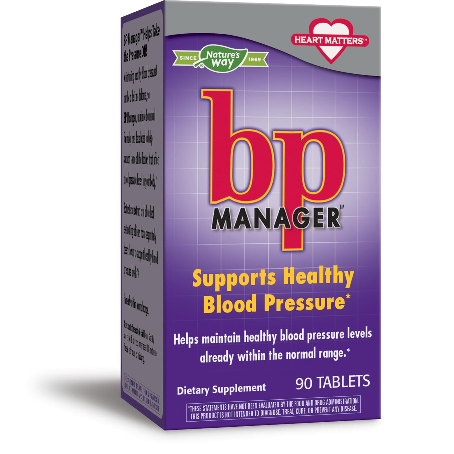 Nature's Way BP Manager™ Supports Healthy Blood Pressure, 90 Count