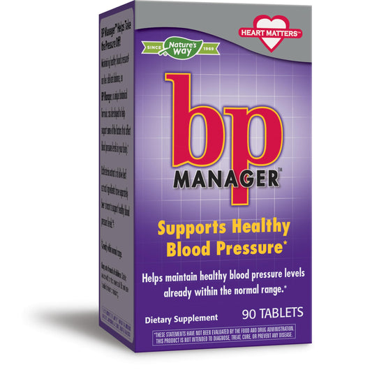 Nature's Way BP Manager™ Supports Healthy Blood Pressure, 90 Count