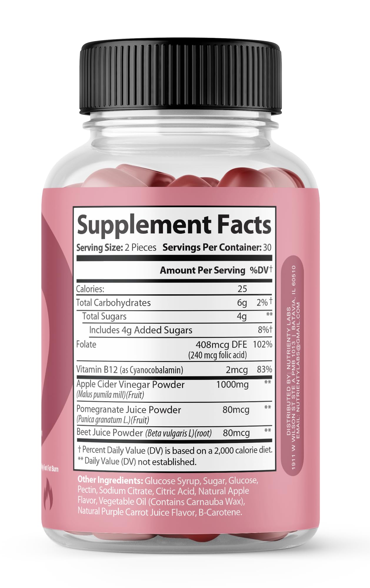 (2 Pack) Svelte ACV Gummies Advanced Formula, Svelte Gummies 1000mg, 120 Gummies