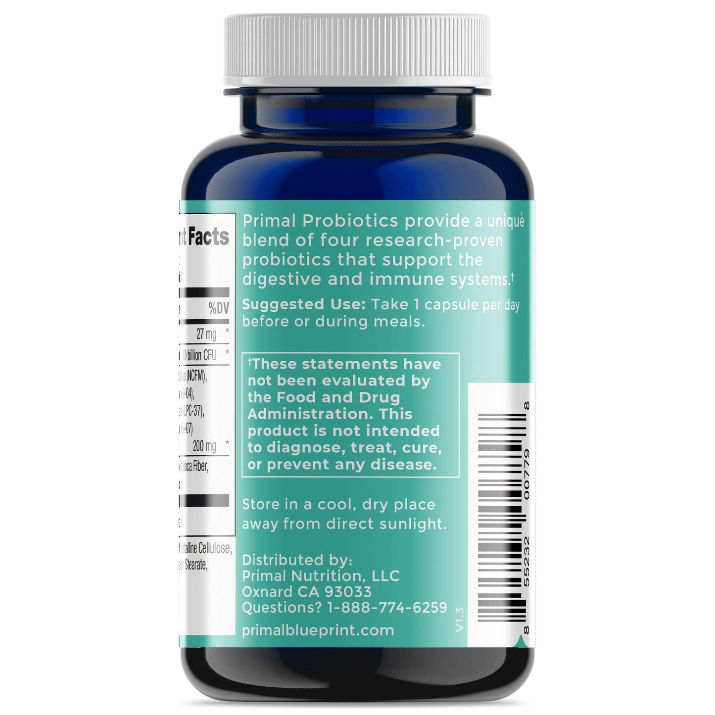 Primal Blueprint, Primal Probiotics, 60 Count