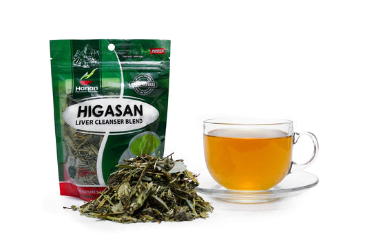 Hanan Peruvian Secrets Higasan Herbal Tea | 100% Natural Liver Cleanser | 1.76oz / 50g | Naturally Aids in Cleansing the Liver and Maintaining Healthy Cholesterol Levels - 6 Pack