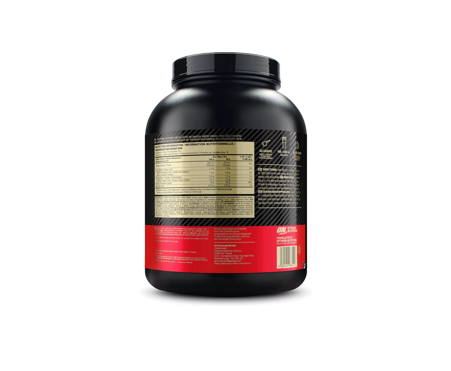 Optimum Nutrition 100% WHEY Gold Strawberry 5LB