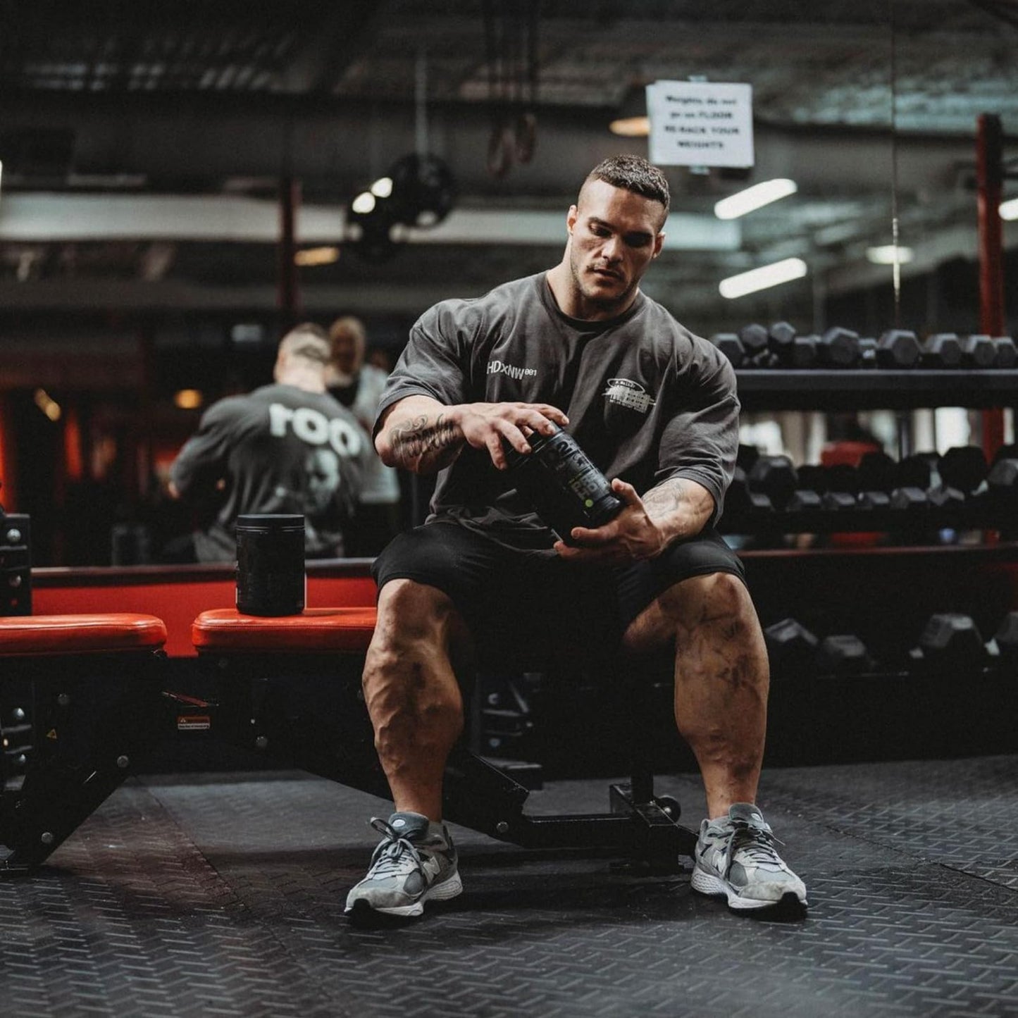 HD MUSCLE PreHD Variant 002 Non Stim Pre Workout | with Citrulline, Beta Alanine, Creatine, VasoDrive-AP, Alpha GPC | 60/40/20 Servings (Peach Juice)