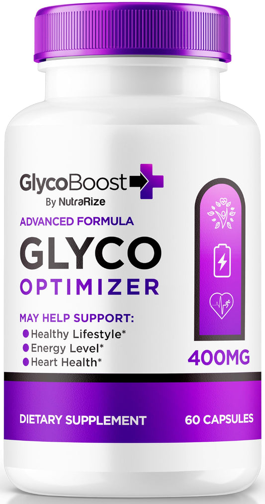 NutraRize GlycoBoost - Official Glyco Boost Blood Support Formula, All Natural Capsules for Healthy and Stable Levels, GlycoBoost Blood Vessel Cleaner, Glyco Boost Optimizer (60 Capsules)