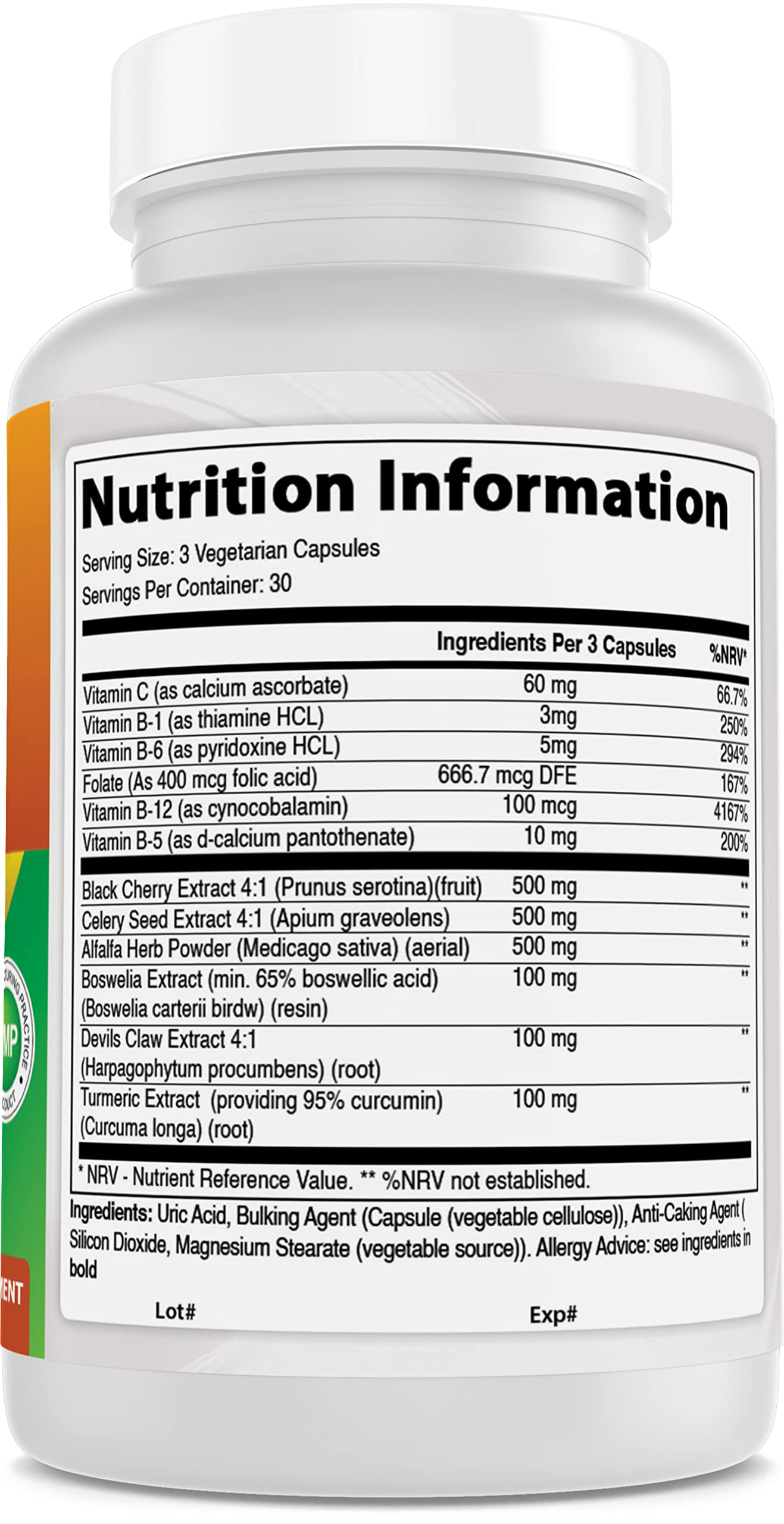 Best Naturals Uric Acid Cleanse Vitamins for Men and Women - 90 Veggie Capsules (90 Count (Pack of 1))