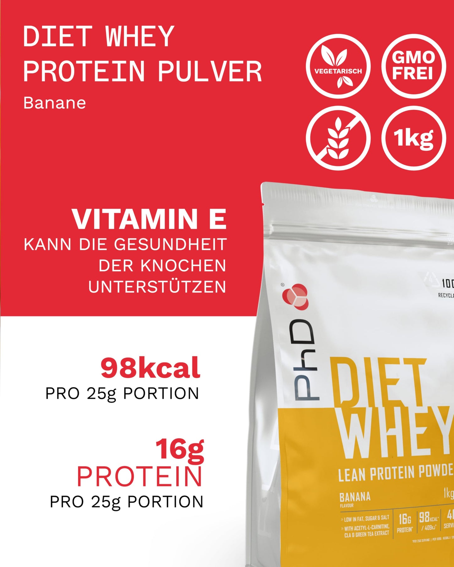 Diet Whey 1kg Banana