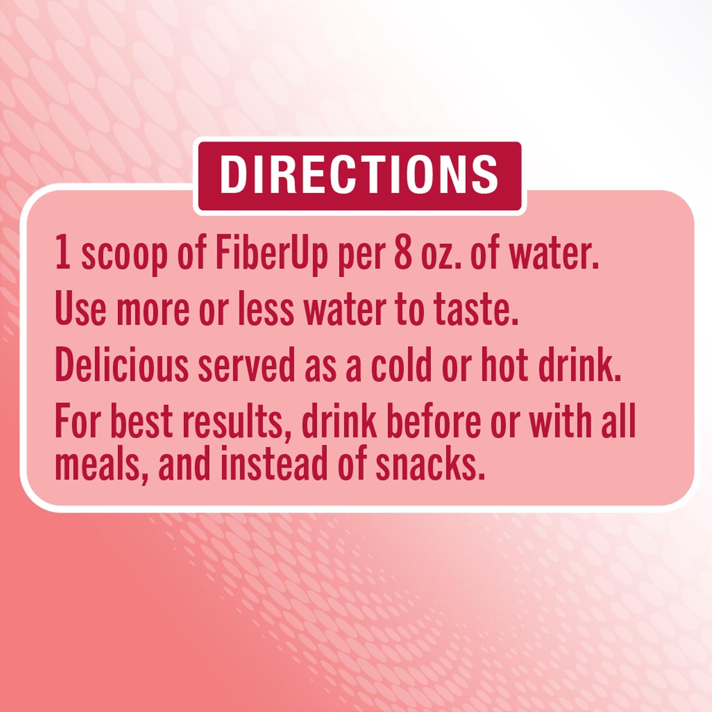 FIBER UP Delicious, Prebiotic Soluble Fiber Supplement, Strawberry, 48 Servings.