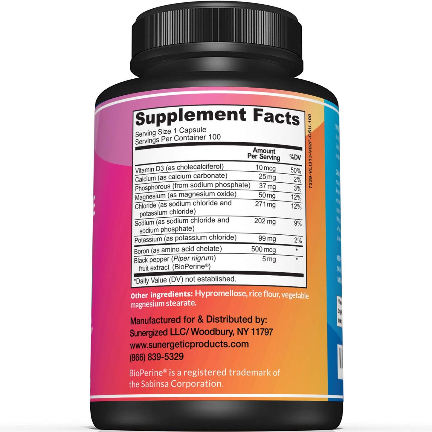 Premium Electrolyte Capsules - Support for Keto, Low Carb, Rehydration & Recovery - Electrolyte Replacement Tablets - Includes Electrolyte Salts, Magnesium, Sodium, Potassium - 100 Capsules