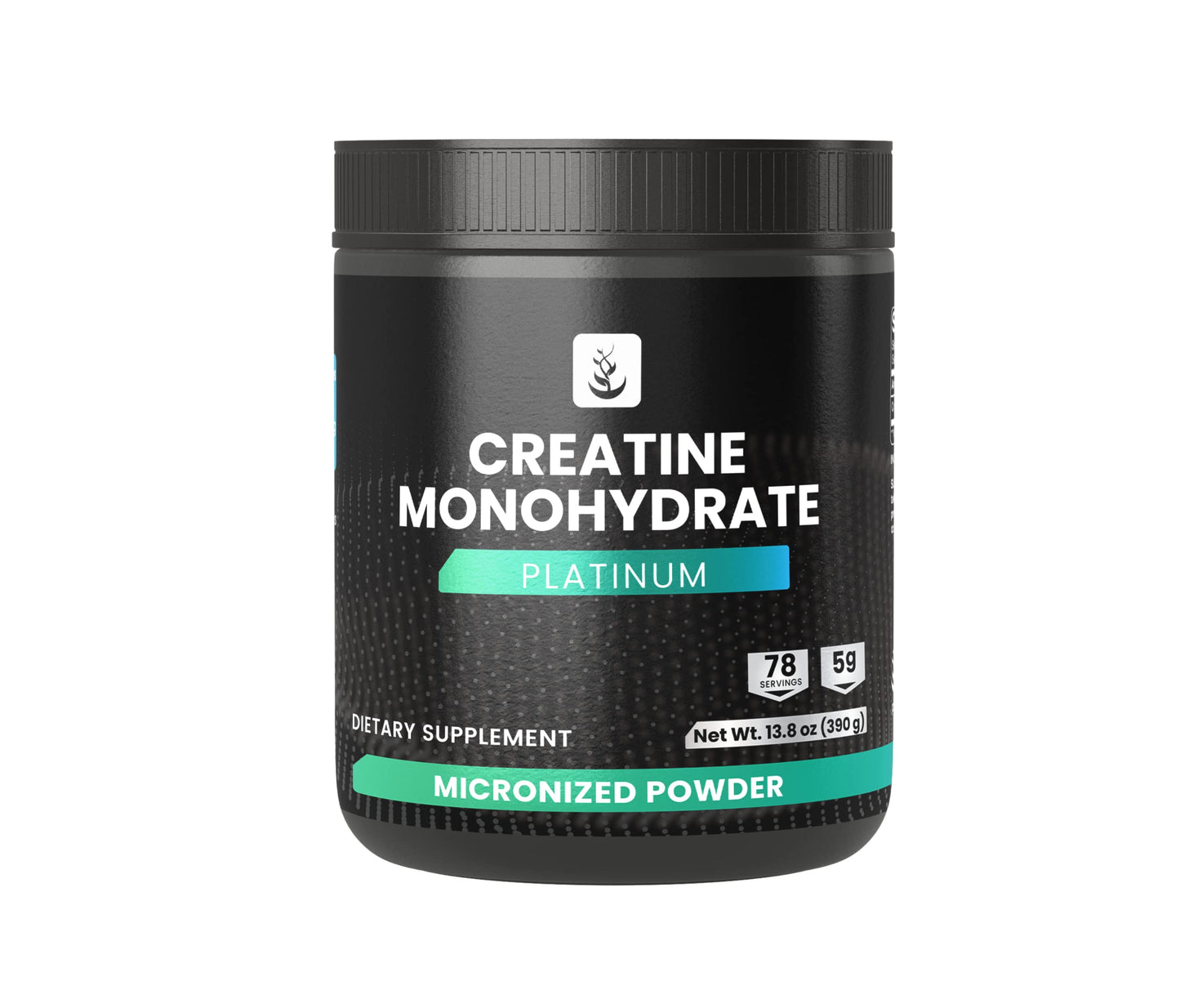 PURE ORIGINAL INGREDIENTS Creatine Monohydrate Powder, 13.8 oz, Dietary Supplement, Micronized