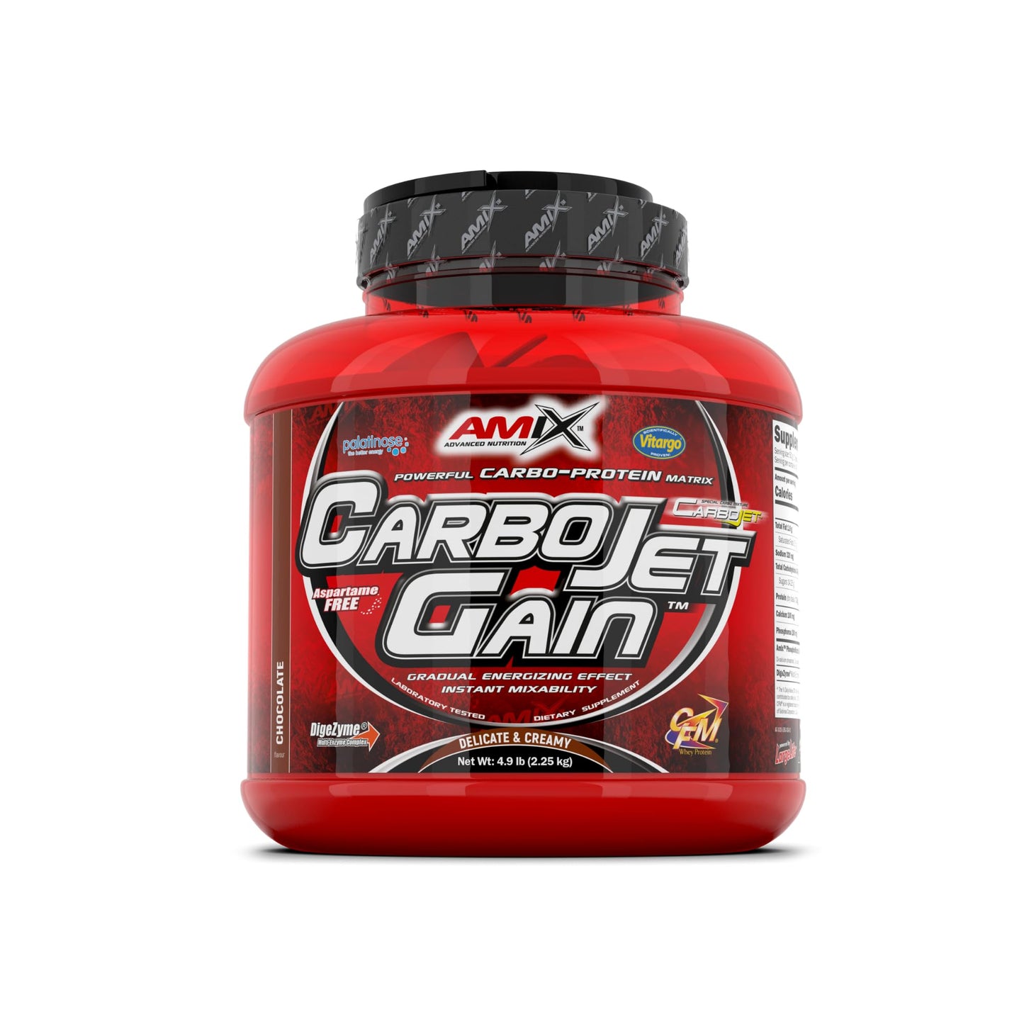 Amix CarboJet Gain - 4.96 Pound - Chocolate Flavor