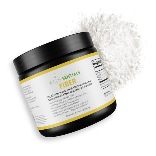 Barisentials Soluble Fiber Powder- Digestive Health Supplement and Gut Support- Easily Mixed- Gluten and Sugar Free- Bariatric Fibre- Unflavored- 135 Grams, 40 Servings