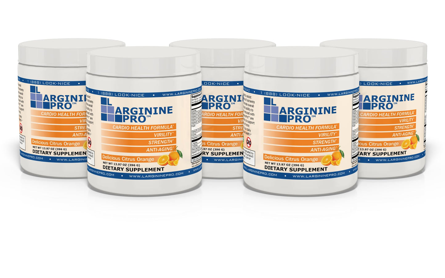 L-ARGININE PRO | 5,500mg L-Arginine Plus L-Citrulline 1,100mg Powder Drink Mix Supplement for Increased Nitric Oxide Production (30 Servings (Pack of 3), Raspberry)