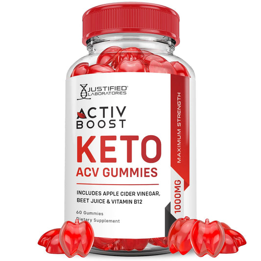 Activboost Keto ACV Gummies Advanced Formula 1000MG Active Boost Keto Gummies Apple Cider Vinegar Activ Boost Formulated with Pomegranate Beet Juice Powder B12 Vegan Non GMO 60 Gummys