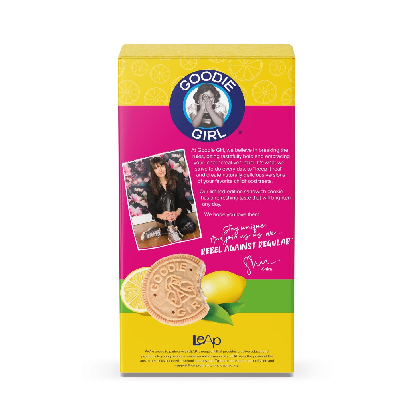 Goodie Girl Lemon Sandwich Cookies  Gluten Free Vegan Peanut Free Egg Free Dairy Free  106oz Box Pack of 3