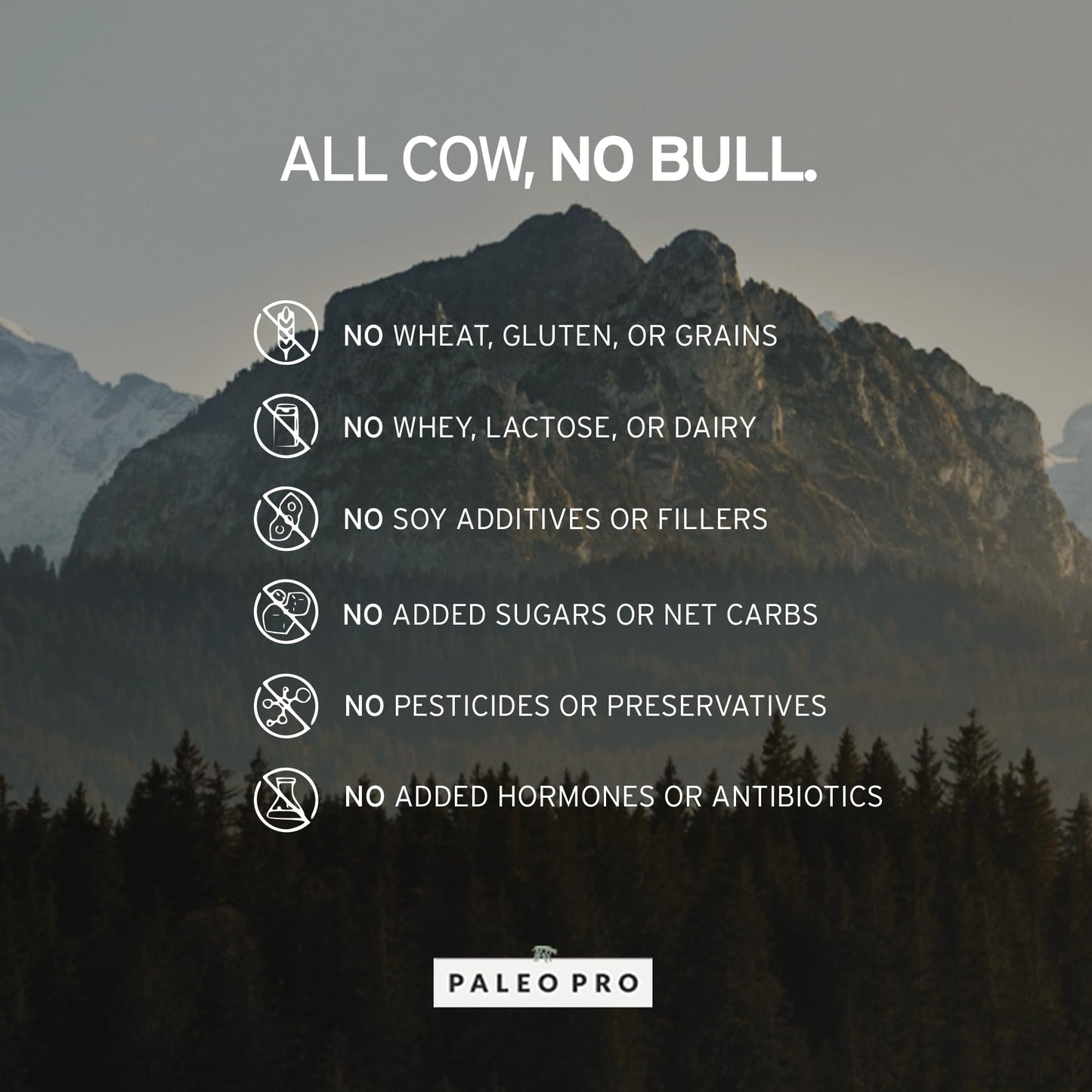 Paleo Pro Beef Protein Powder - Grass Fed Protein Powder Isolate - Pure Animal Based Pastured & Cage-Free | Dairy & Gluten Free, Natural and Clean Proteins for Paleo & Keto - 15 Days Supply (Cacao)