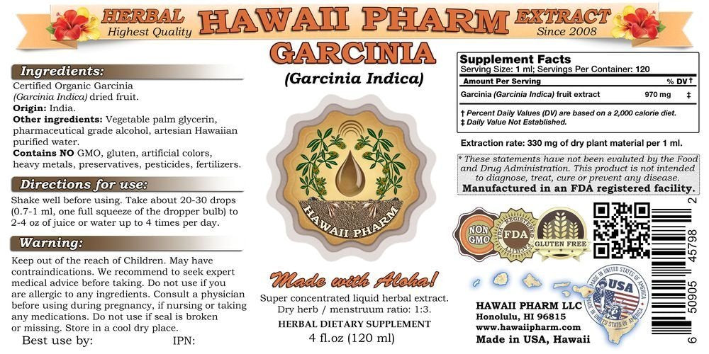 Garcinia (Garcinia Indica) Liquid Extract 2x2 Oz