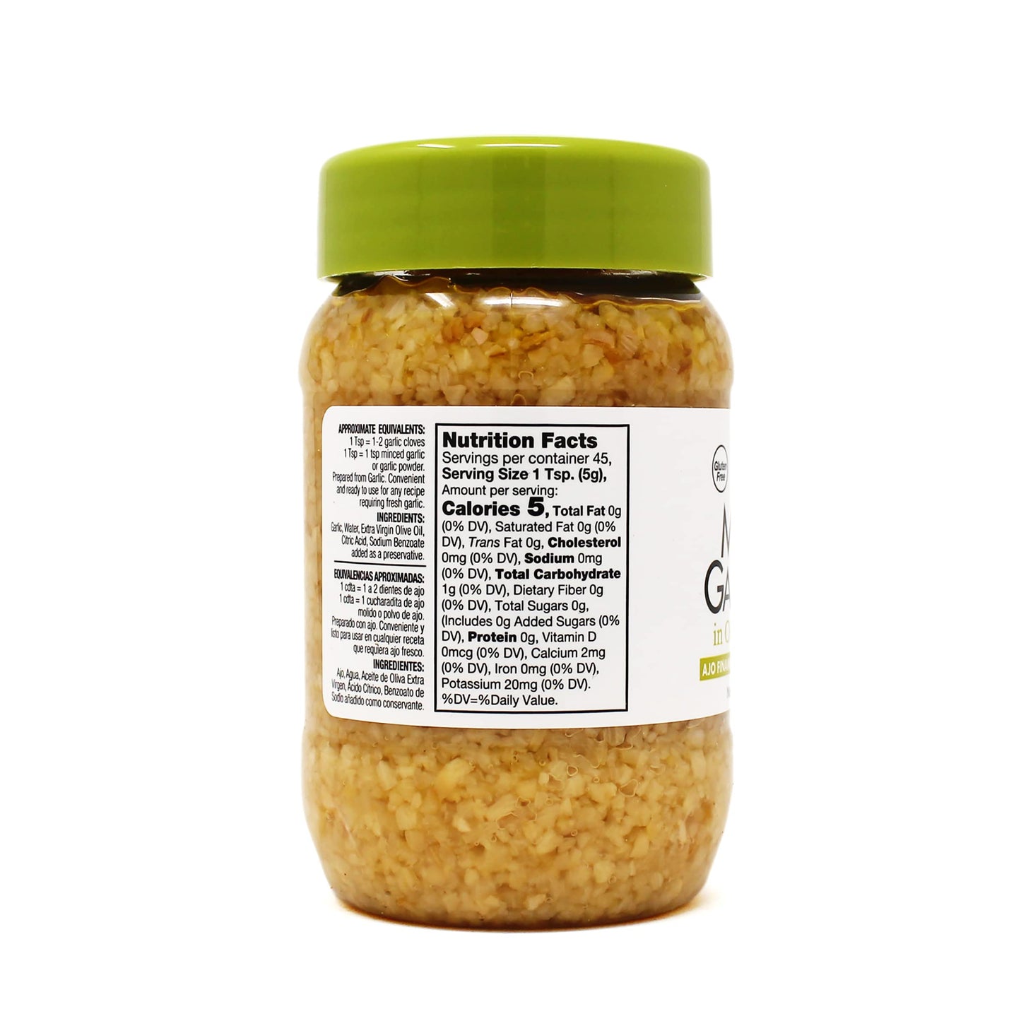 Badia Minced Garlic in Olive Oil 8 oz  Palatize Pack of 2