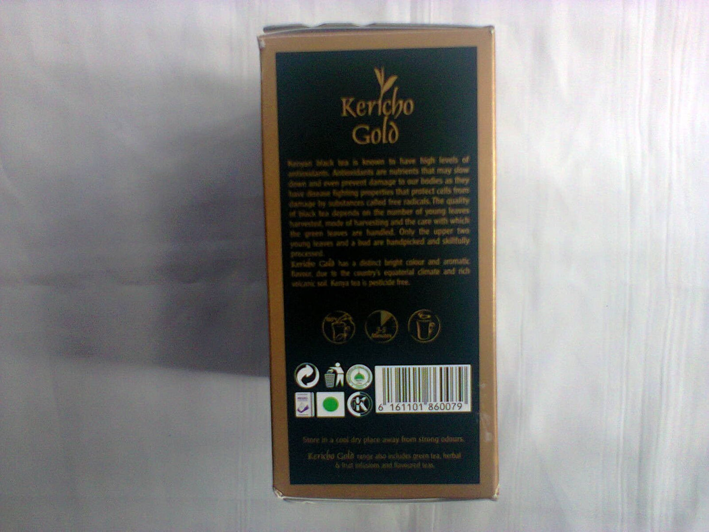 Kenya Teakericho Gold Natural Round Tea Bags100 Round Tea Bagsfoil Wrapped