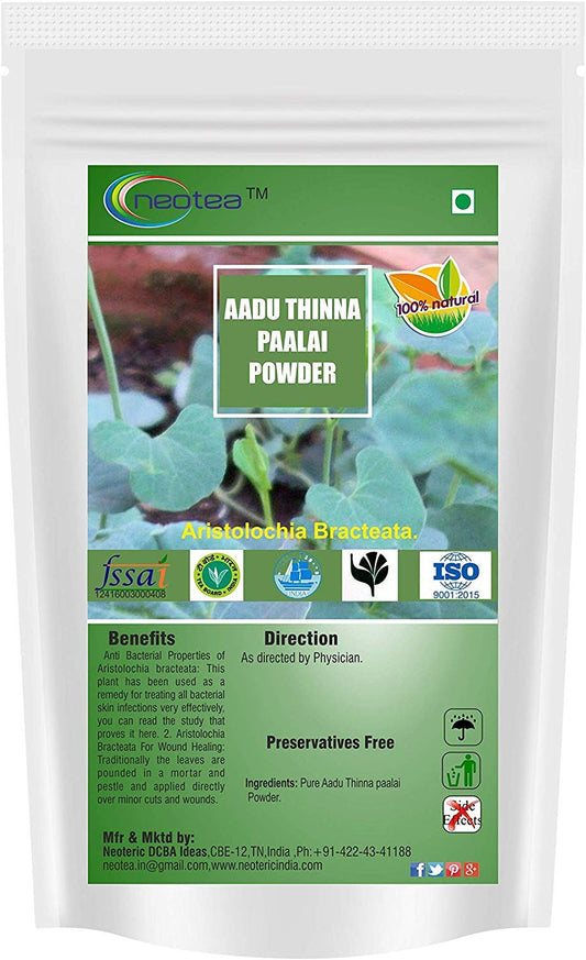 neotea Aadu Thinna Paalai (Aristolochia Bracteata) Powder, 300g
