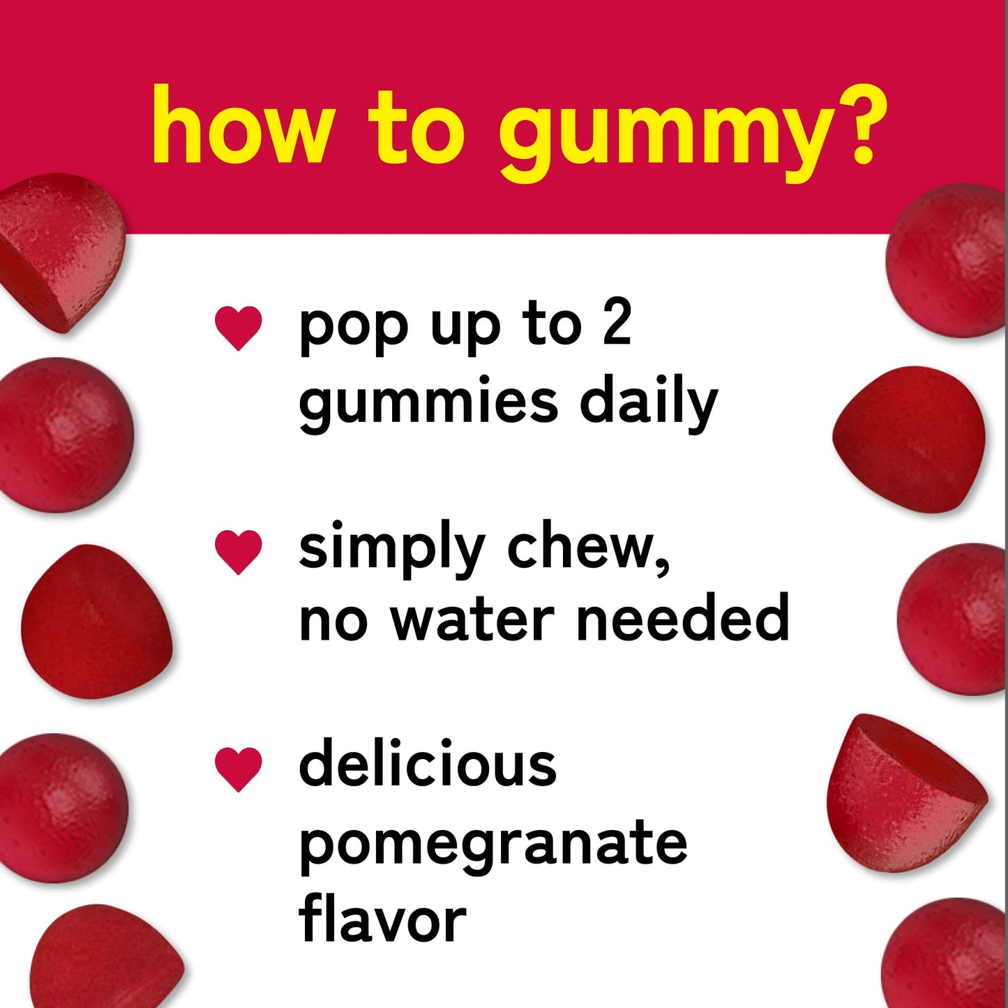 Kwala Nutrition Beet Gummies for Energy, Nitric Oxide & Heart Health | Super Nitric Oxide Supplement with Grape Seed Extract | Pomegranate Flavor | Vegan, Non-GMO | 60 Beet Chews, Chewables