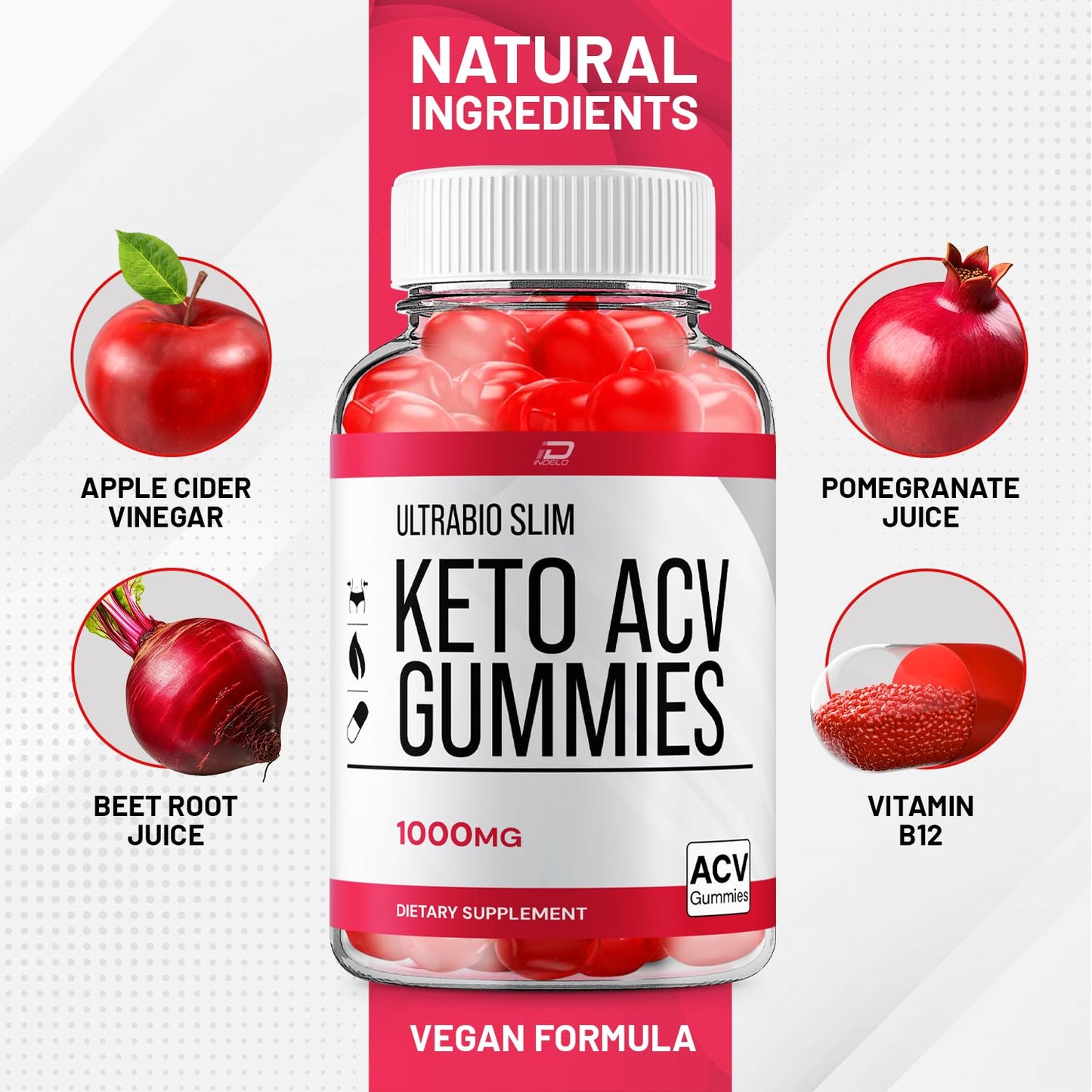 Ultra Bio Slim Keto Plus ACV Gummies Dietary Supplement - UltraBio Slim Keto Apple Cider Vinegar Gummies Reviews, Maximum Strength BioSlim Gummies for Advanced Weight Management (2 Pack - 120 Gummies)
