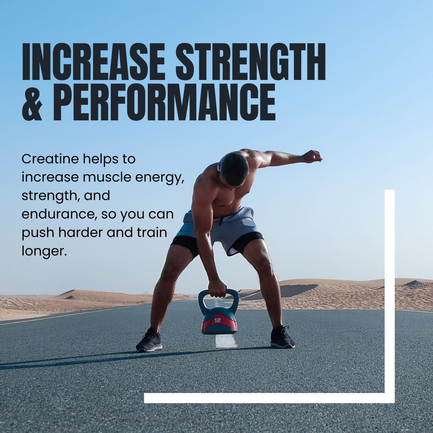 Nature4U Micronized Creatine Monohydrate Powder 500G, 5000mg Per Serving (5g), Pure Creatine Supplement for Muscle Gain, Workout Recovery, Improve Strength and Performance, Unflavored, 100 Serving