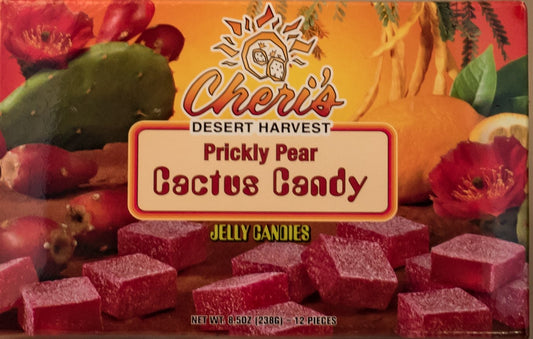 Cheris Desert Harvest Prickly Pear Cactus Jelly Candies 12 Pieces 85 Ounces