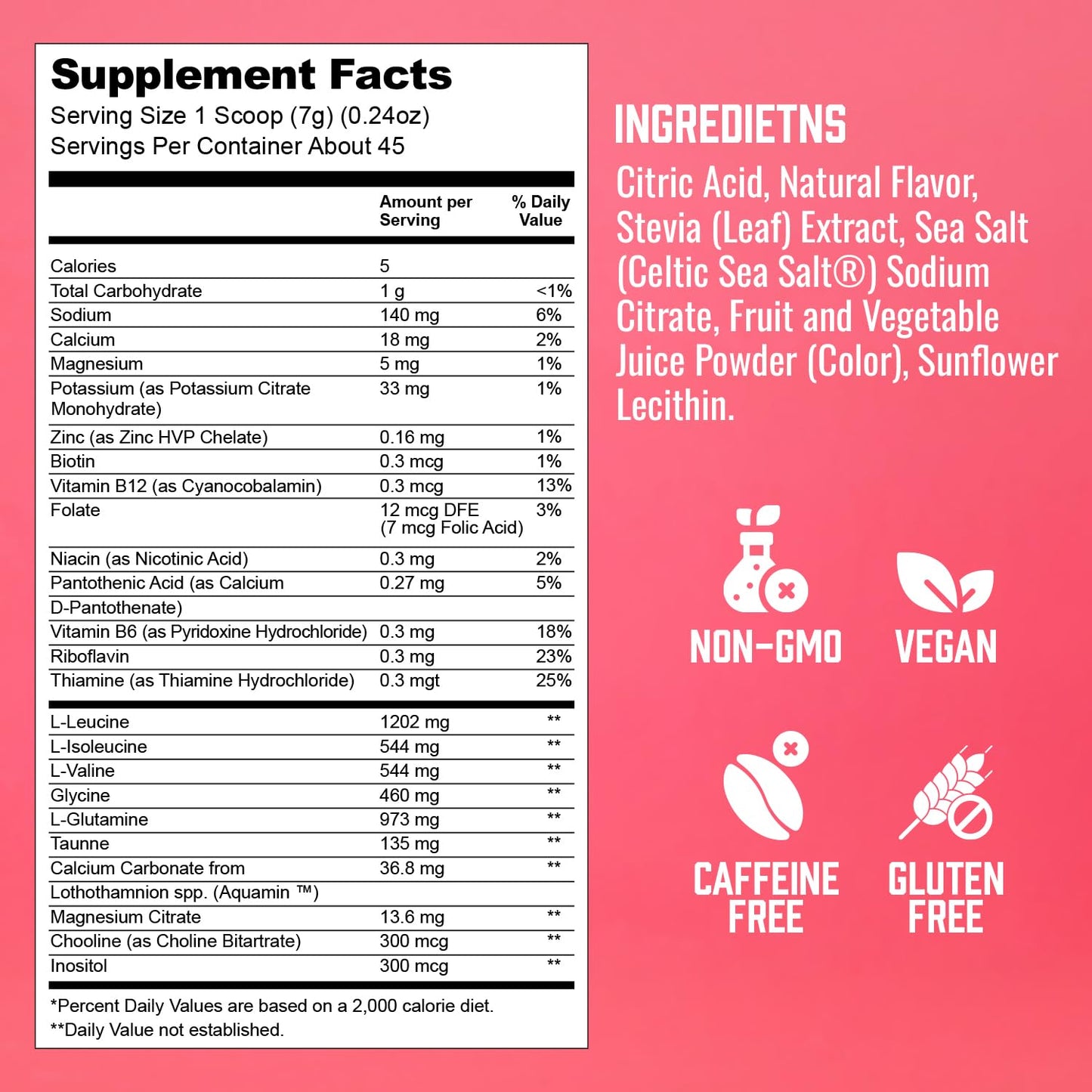 YUMTOV Zero Sugar Hydration Powder Mix - Sugar Free Electrolytes Powder with 5 Essential Electrolytes Rainbow Twist Flavor - 45 Servings Per Container