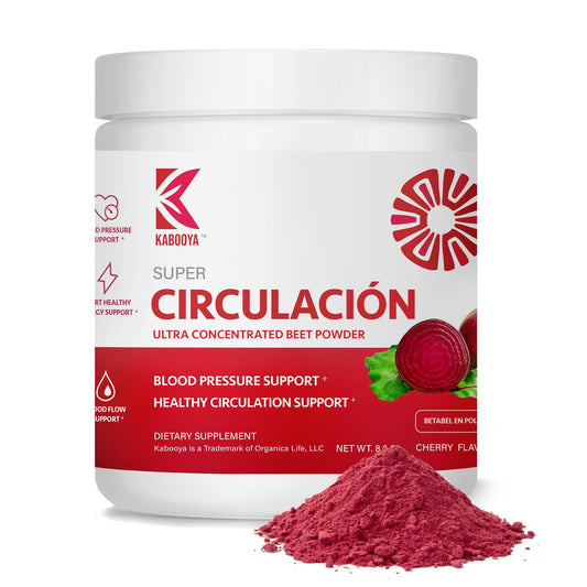Super Circulacion Blood Flow Support - Beet Root Drink Mix for Enhanced Circulation, Nitric Oxide, Energy, and Endurance | Cardiovascular Health Supplement | 30 Servings