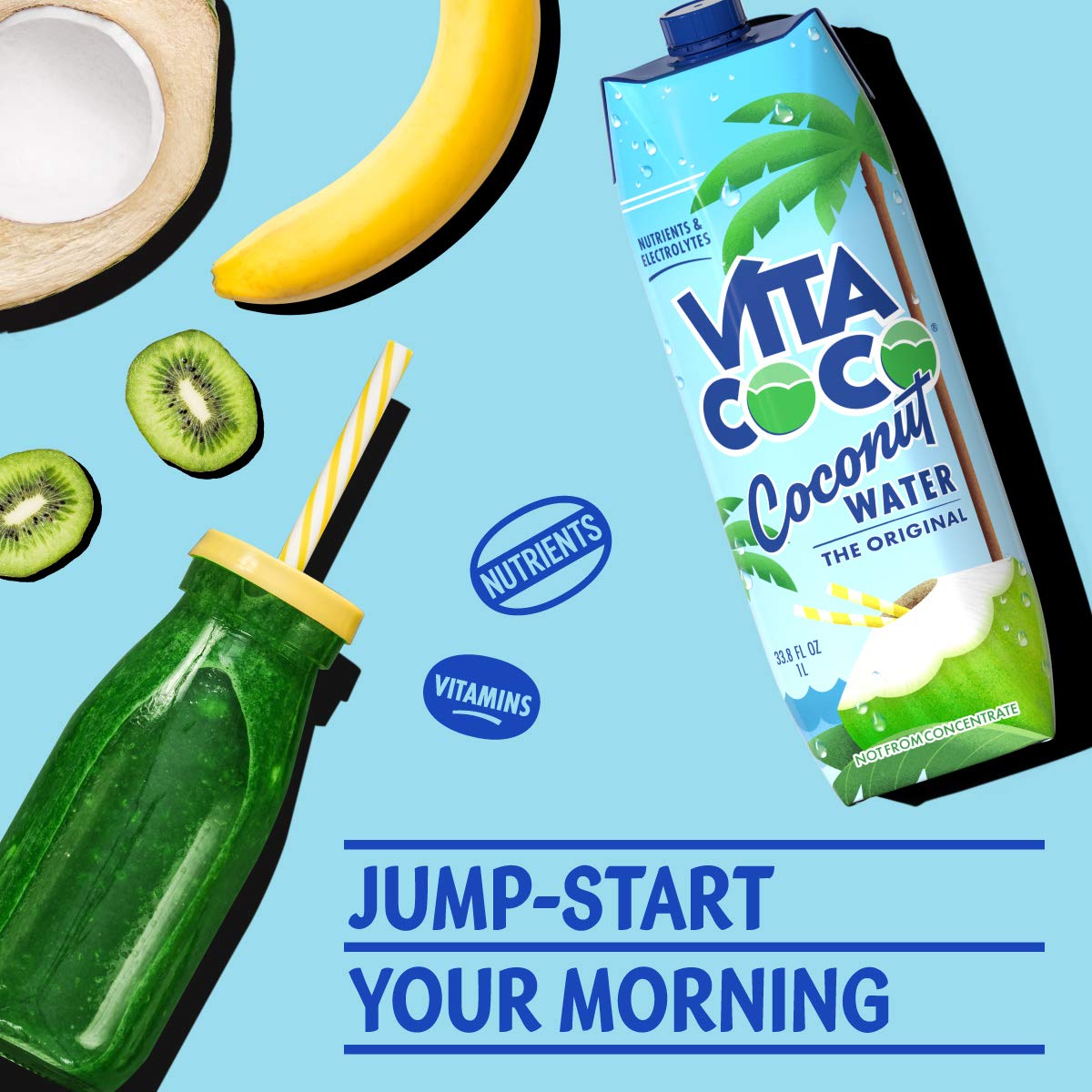 Vita Coco Coconut Water Original 338 Fl Oz Pack of 6