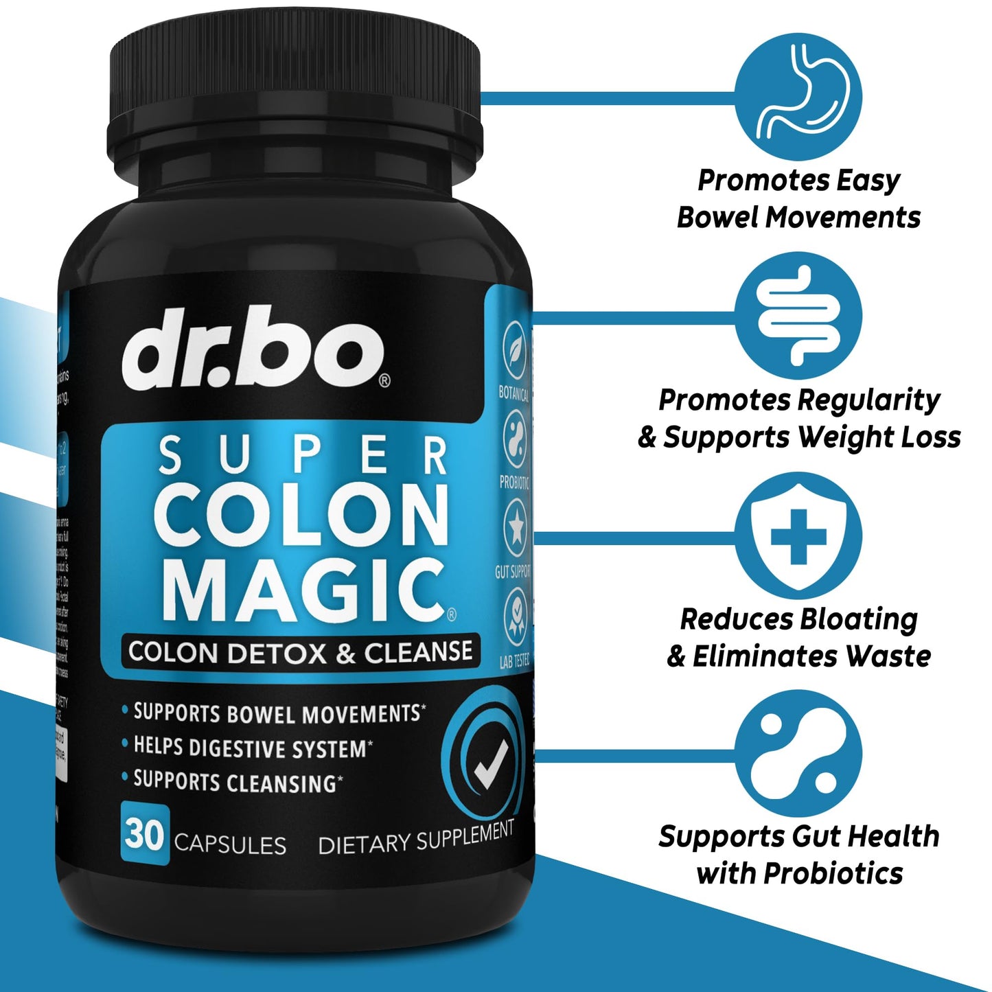 Colon Cleanser Detox for Weight Flush - 15 Day Colon Cleanse Pills & Probiotic - Fast Natural Laxative, Constipation Relief, Bowel Movement Supplements for Intestinal Stomach Bloating Gut Loss Support