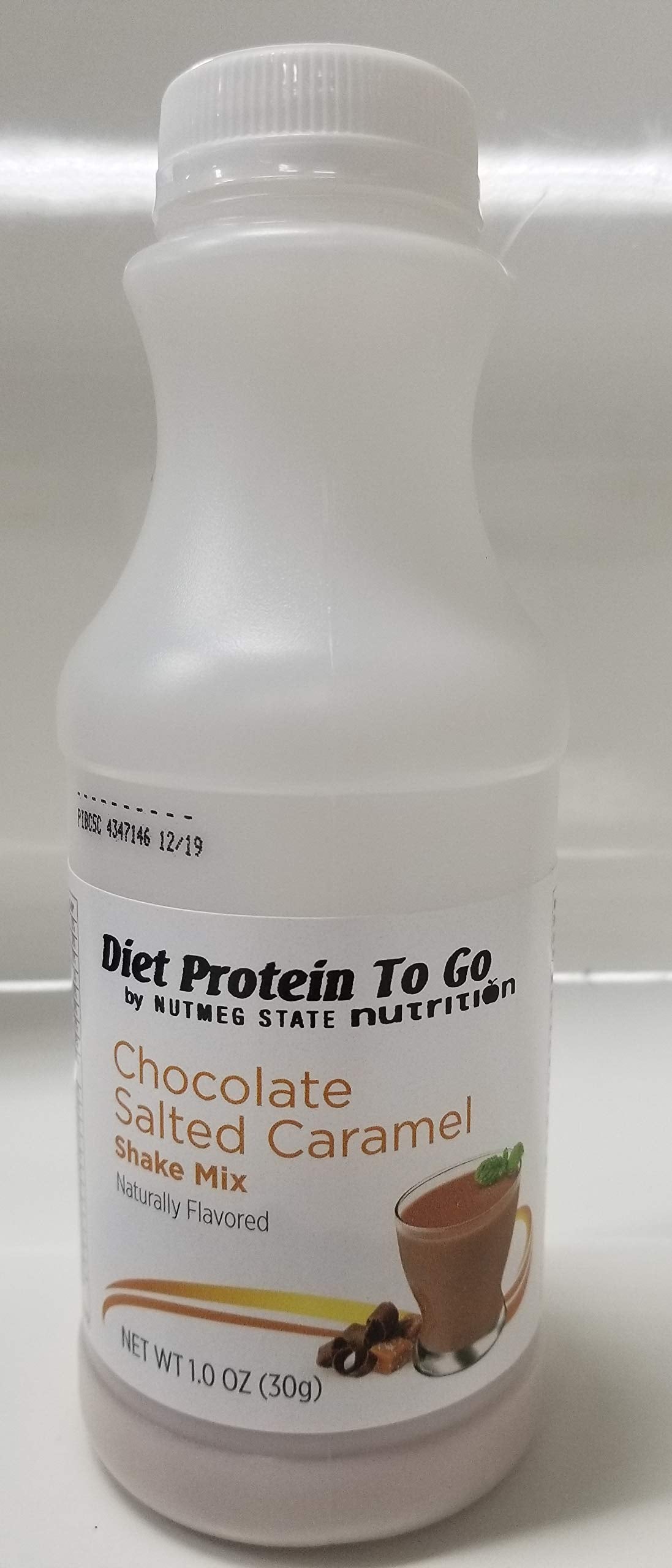 Diet Protein to Go - Chocolate Salted Caramel 6 Pack of Bottles - Low Calorie - Low Carb - High Protein - Weight Loss - Appetite Suppressant - Shakes -