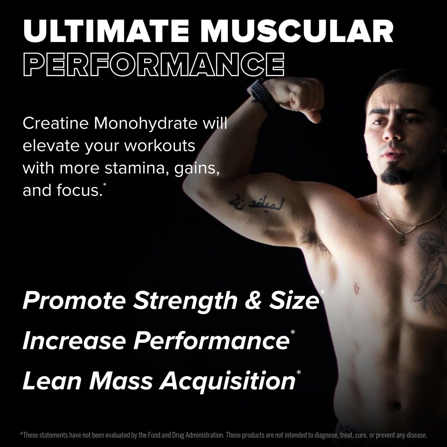 FINAFLEX Pure CREATINE, Unflavored - 5.3 oz - Promotes Muscular Strength, Size & Performance - 100% Pure, Micronized Creatine Monohydrate - 30 Servings