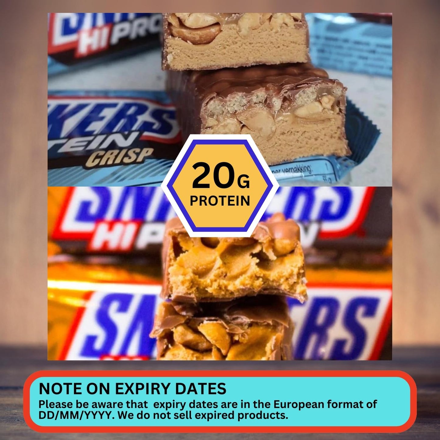 Snickers Mars MMs Hi Protein Bars Variety 12 Pack  Bundled with Masonara Mints  Snickers High Protein Bars and Others 1522g Protein per Bar  12 Bars 660g Total