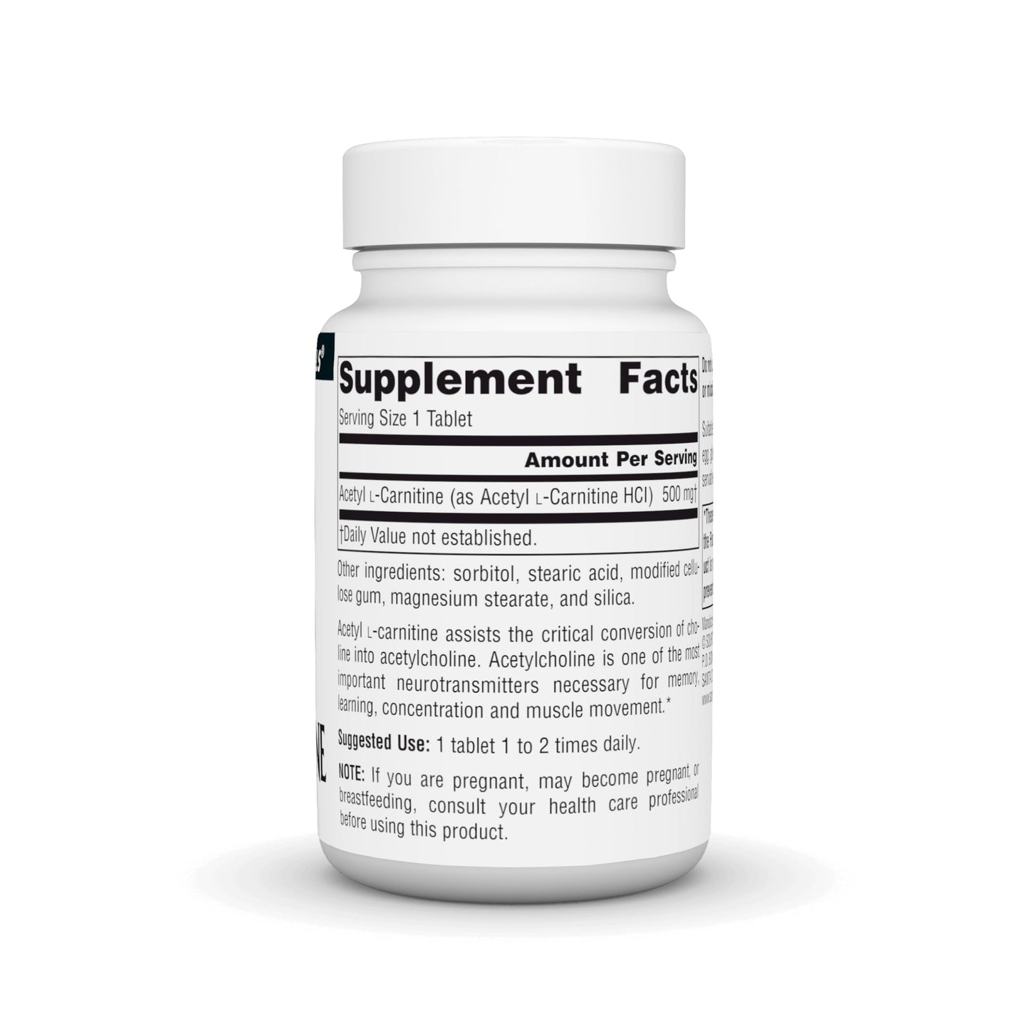 Source Naturals Acetyl L-Carnitine, 500mg, 30 Tablets