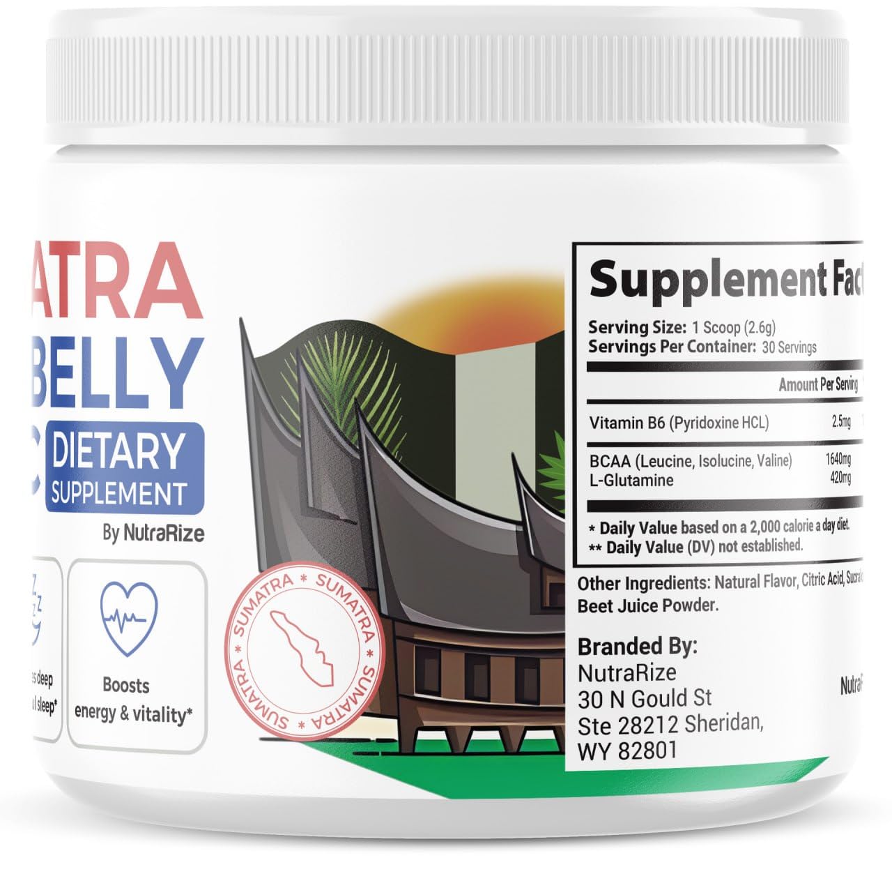 NutraRize Sumatra Slim Belly Tonic Powder - Dietary Supplement, All-Natural Maximum Strength Powder, Reviews (1 Pack)