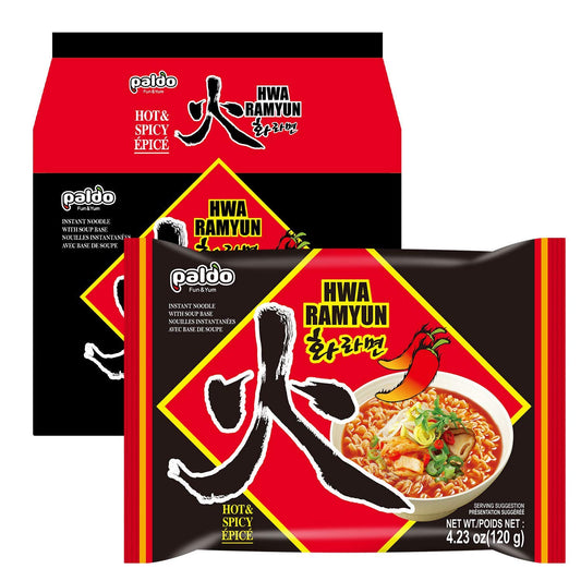 Paldo Hwa Hot Spicy Ramen 2115 Ounces