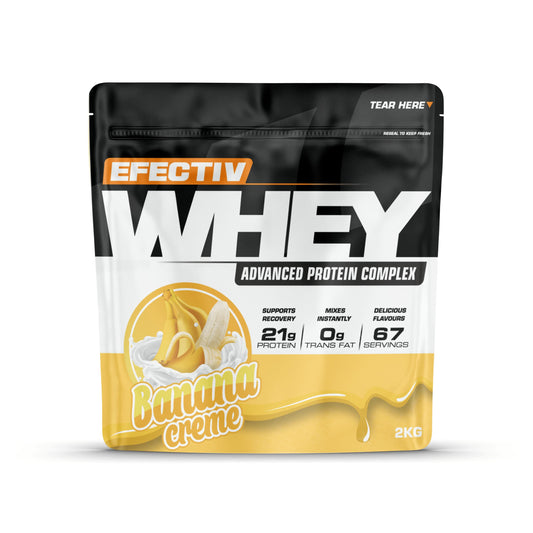 Efectiv Sports Nutrition 2Kg Banana Creme Whey Shake by Efectiv Sports Nutrition