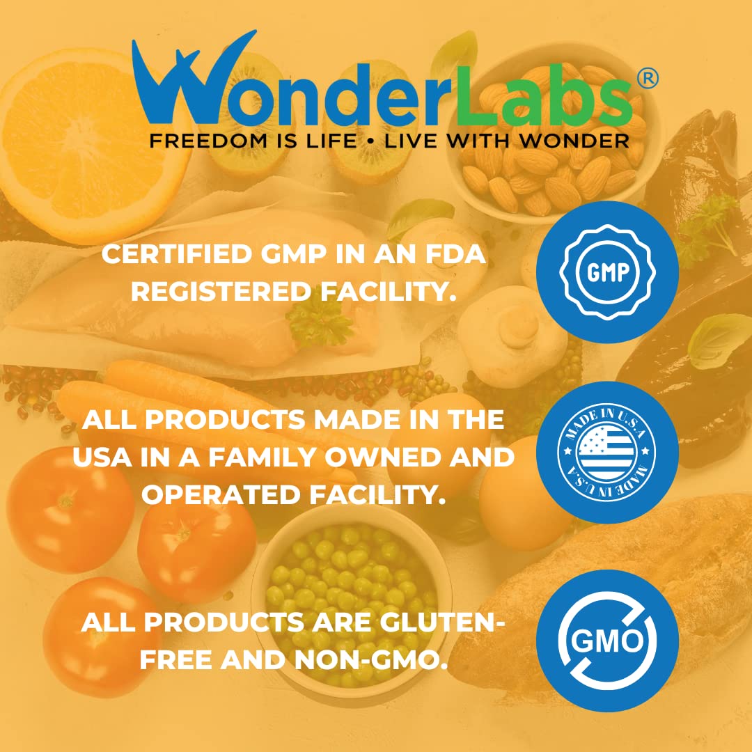 Wonder Laboratories Sublingual Vitamin B12 (1000 mcg), B6 (5mg), Folic Acid(400 mcg) & Biotin (25mcg) - Formulated with Methylcobalamin Vitamin B-12 (100 Tablets)