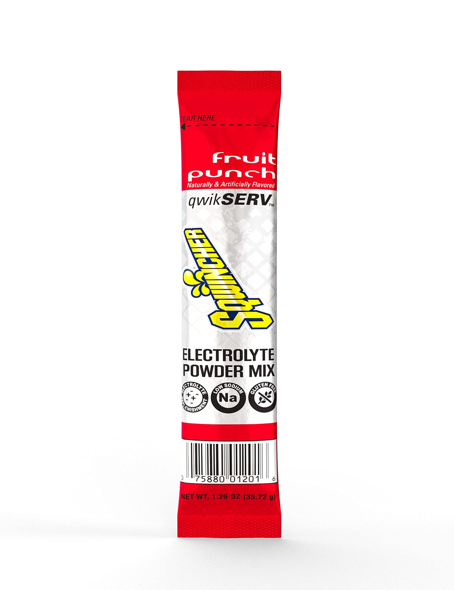 Sqwincher QwikServ, Fruit Punch, 1.26 oz (Pack of 16)