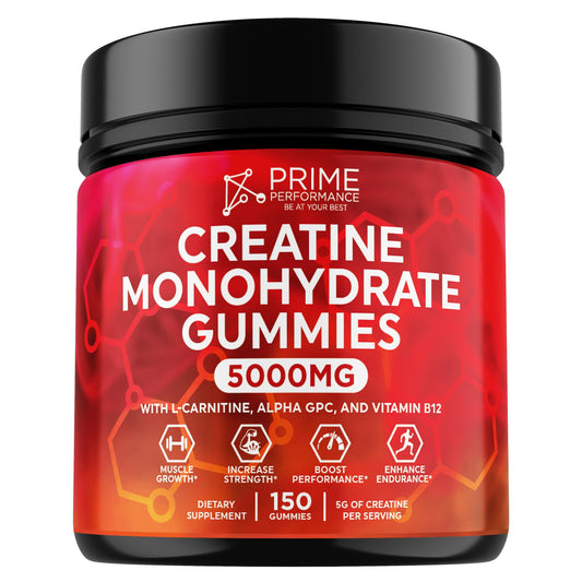 Creatine Monohydrate Gummies Only 3 Gummies For 5g, 50 Servings For Men And Women, Vegan Creatine Chews For Muscle Growth, Muscle Endurance, Workout Recovery, Low Sugar, Easy To Digest, No Bloating
