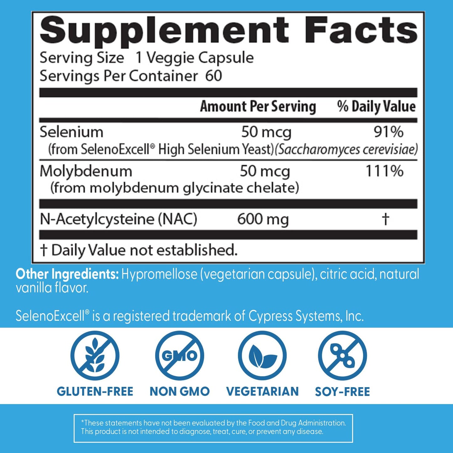 Doctors Best NAC Detox Regulators, Supports Cellular Health & Liver Function, Non-GMO, Gluten Free, Soy Free, Vegetarian 60 Veggie Caps