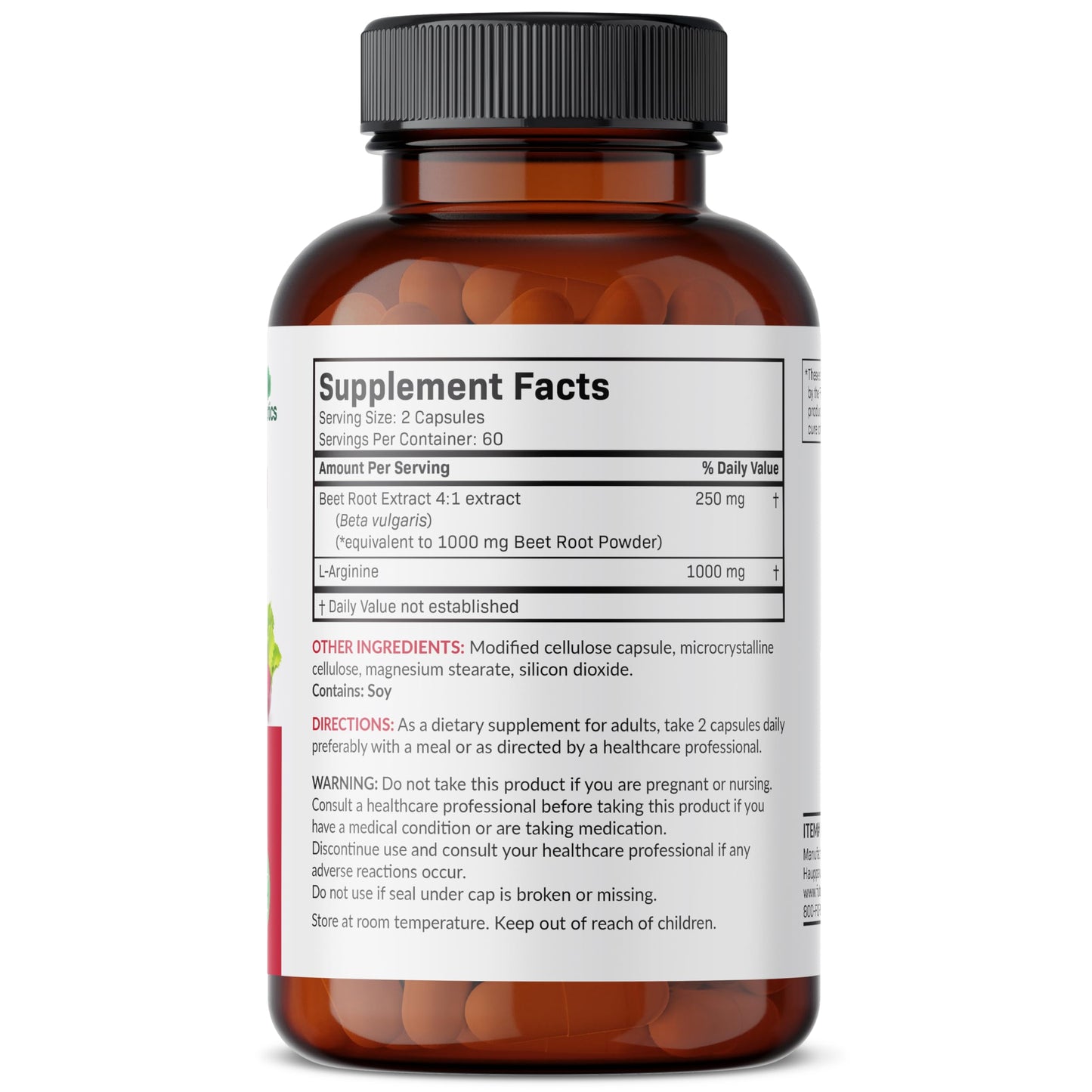 Futurebiotics Beet Root + L-Arginine, Non-GMO, 120 Vegetarian Capsules