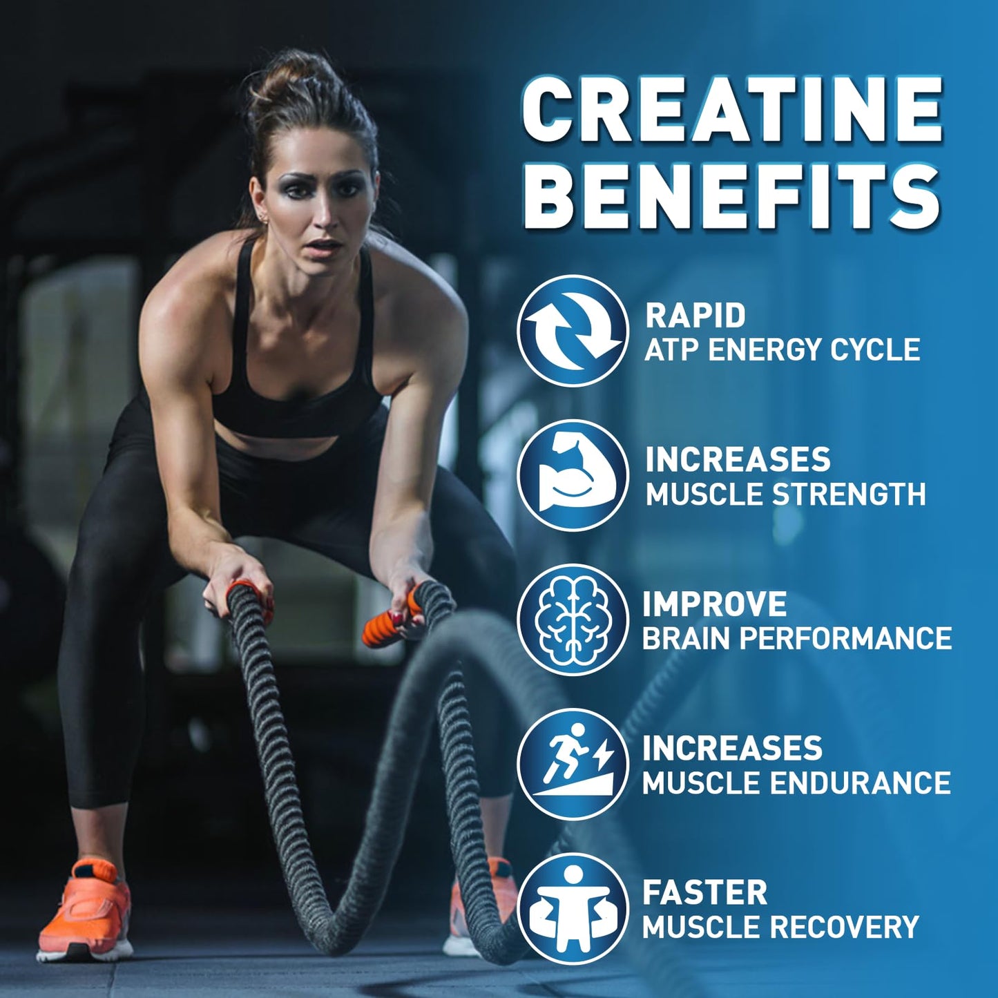 Creatine Monohydrate Gummies 5g for Men & Women, 160 Count Creatine Gummies for Muscle Strength, L-Taurine, Vitamin B12, Energy Boost, Workout Supplement, 2 Pack