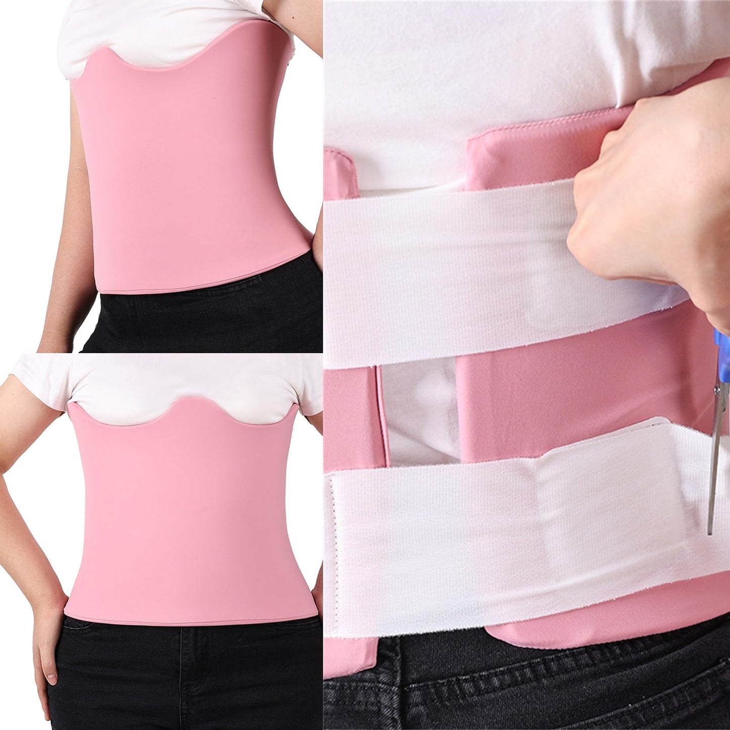 Abdominal 360 Board Post Foam and Compression Boards for Liposuction Size Black