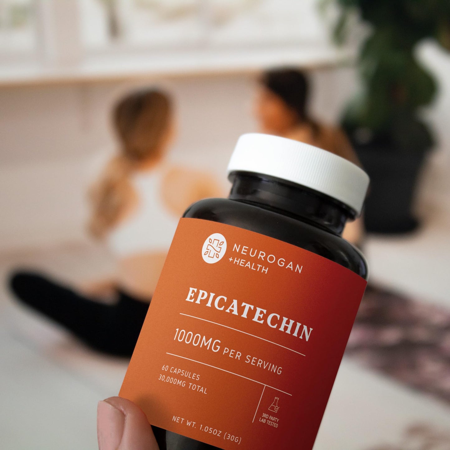 Potent Epicatechin Capsules 500mg Each,1000mg/serving - Advanced Support for Nitric Oxide, Muscle Health & Endurance - for Athletes Seeking Performance Edge - 30,000 Total, 60ct.Made in USA